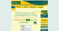 Desktop Screenshot of insuranceagencylinkdirectory.com